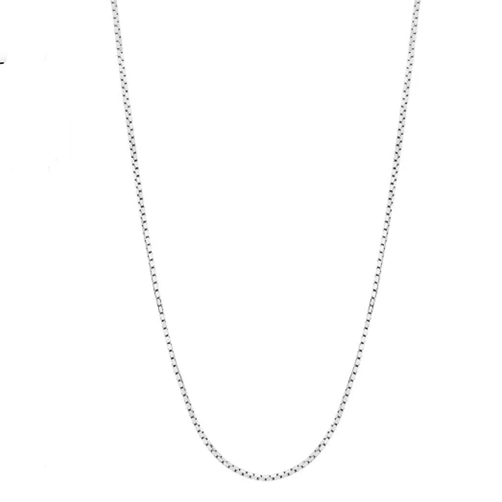 14k White Gold Necklace Solid 14k White Gold Necklace Solid